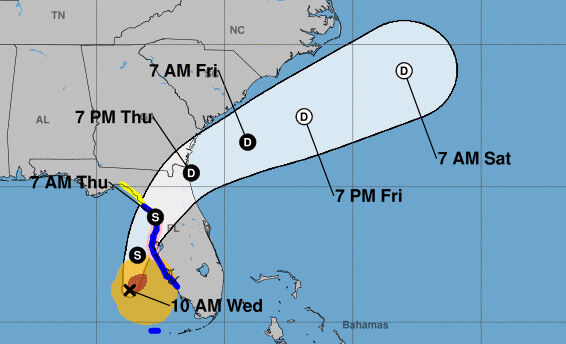 Hurricane watch issued for Pinellas County